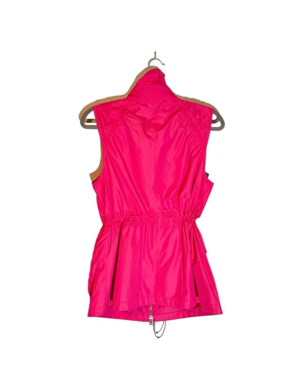 Lauren Ralph Lauren Womens Pink Sleeveless Zip-Up Vest Size Medium - Picture 9 of 12